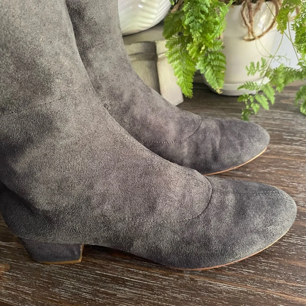 Anthropologie Suede Over-the-Knee Boots Tall‎ Womens 7.5